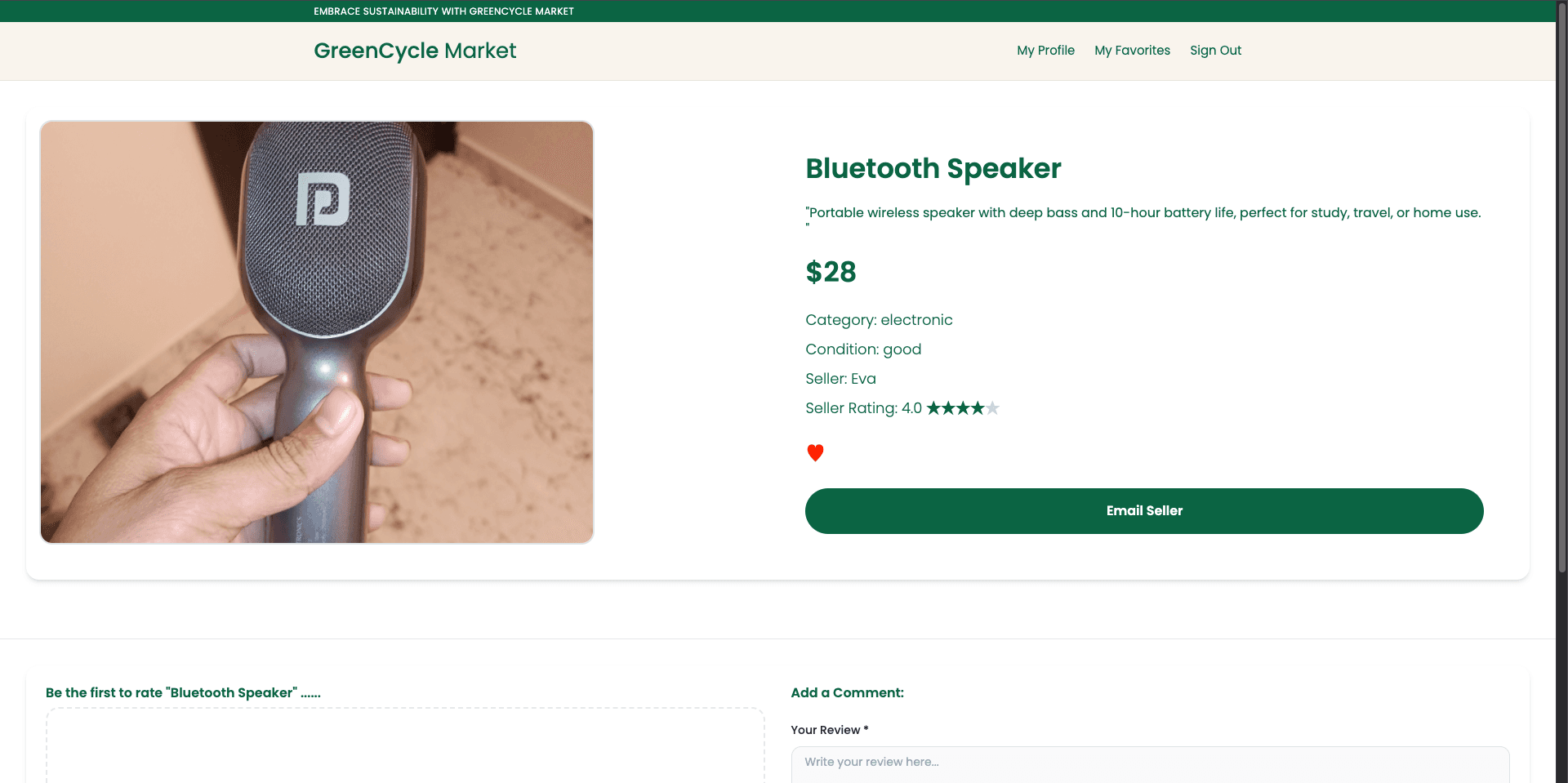 Sustainable Marketplace Platform preview 1